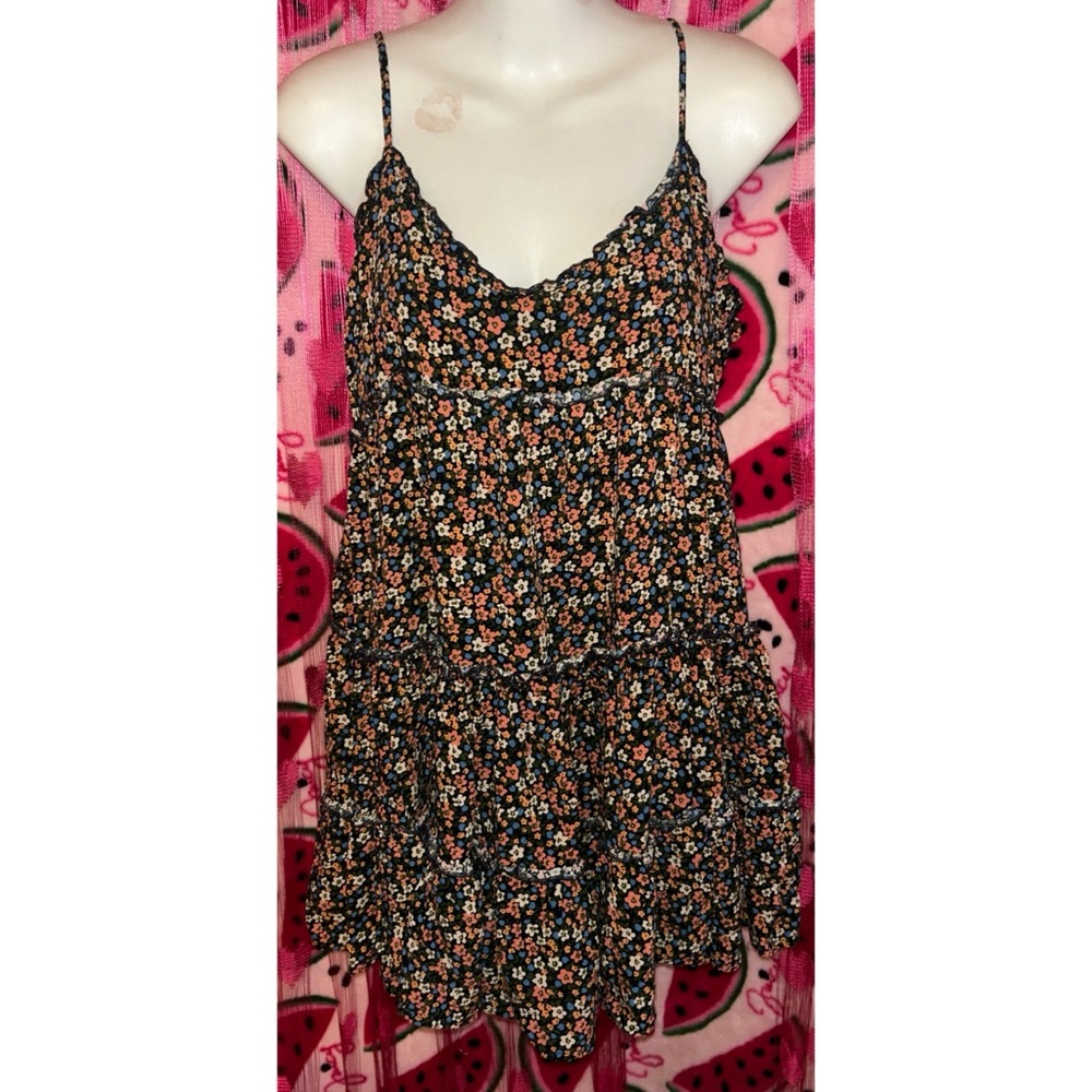 🧡 Altar'd State Floral Boho Mini Dress